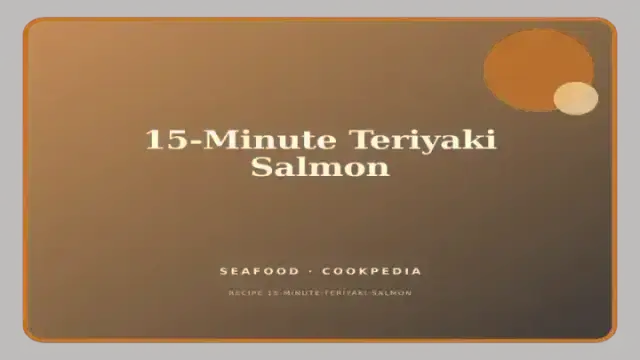 15-Minute Teriyaki Salmon