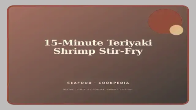 15-Minute Teriyaki Shrimp Stir-Fry