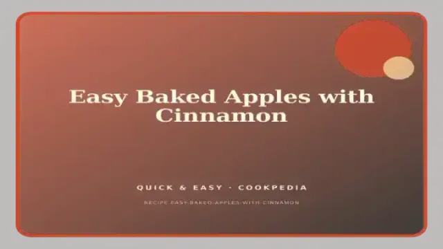 Easy Baked Apples with Cinnamon