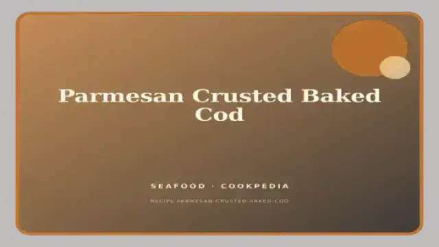 Parmesan Crusted Baked Cod