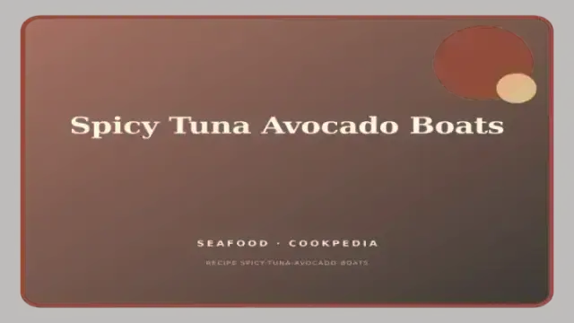 Spicy Tuna Avocado Boats