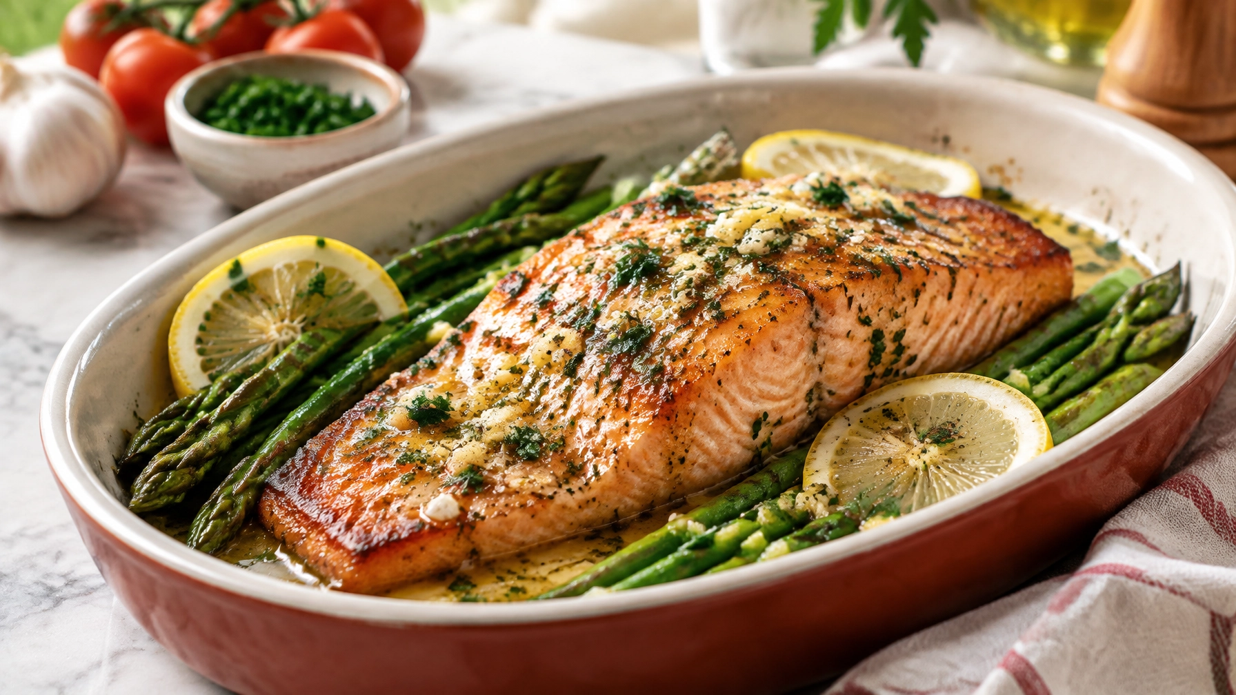 15-Minute Air Fryer Garlic Butter Salmon