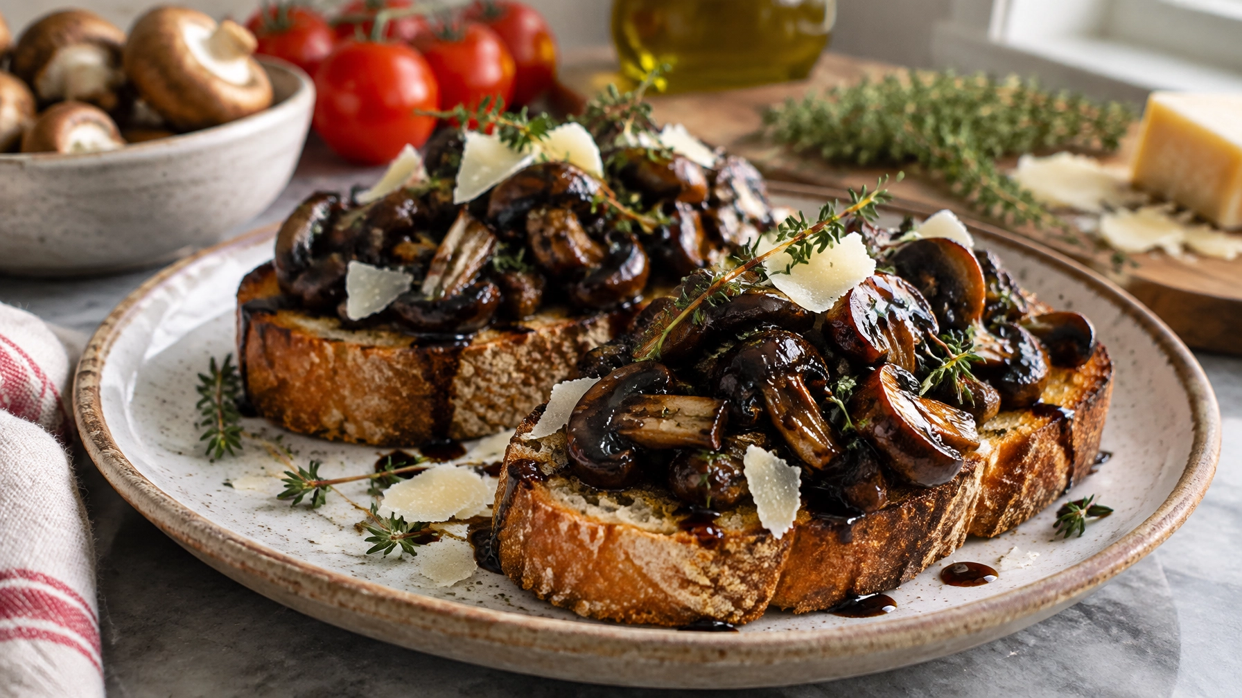 15-Minute Balsamic Glazed Mushrooms: Minimalist & Soulful