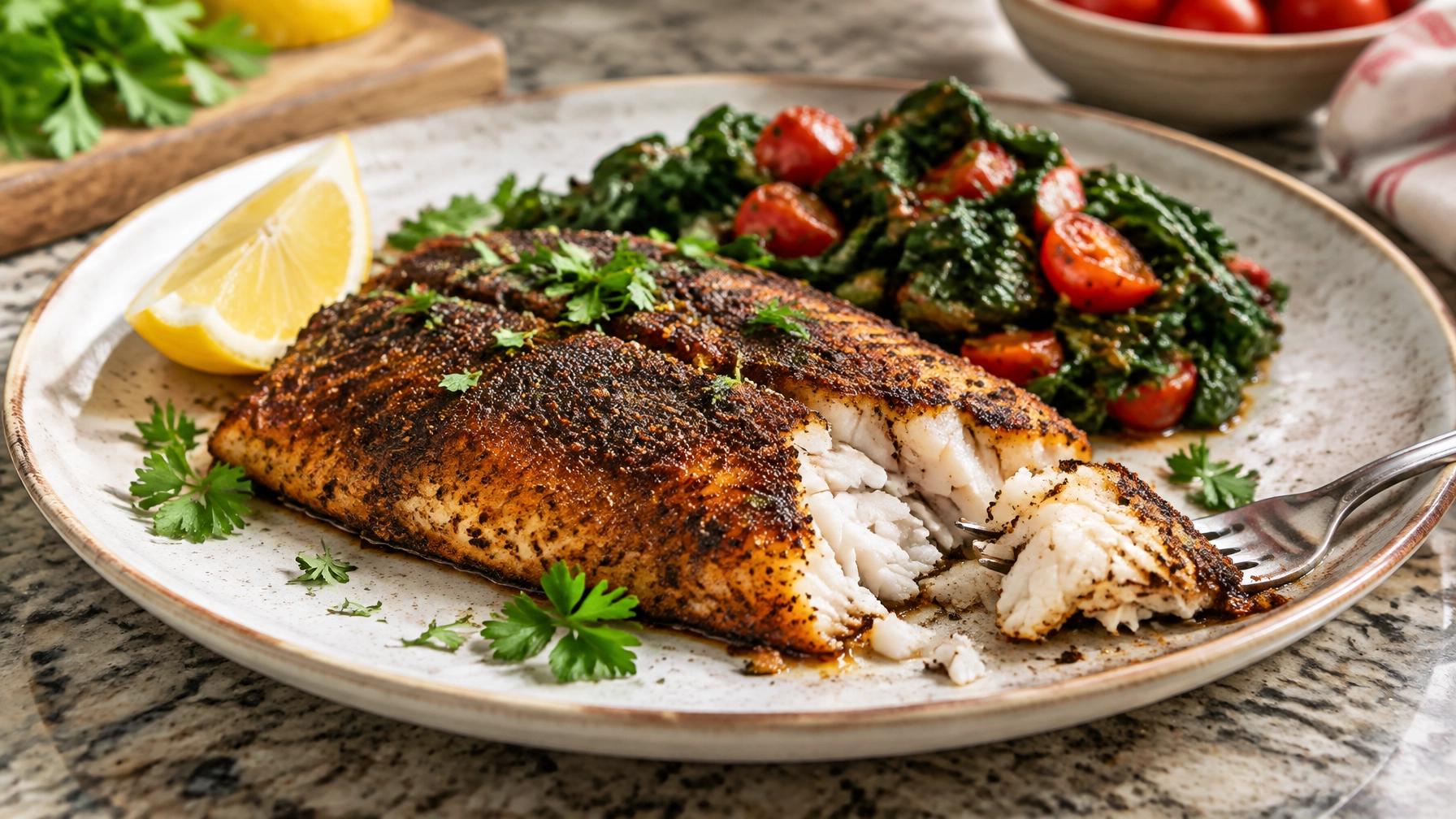 15-Minute Blackened Tilapia