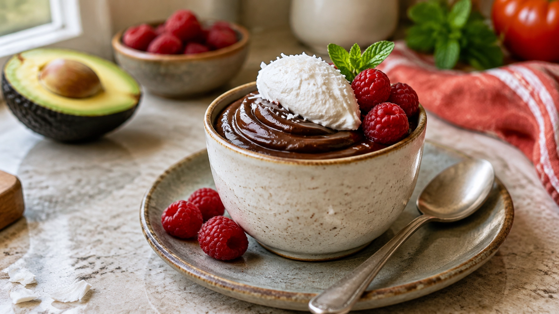 15-Minute Chocolate Avocado Mousse