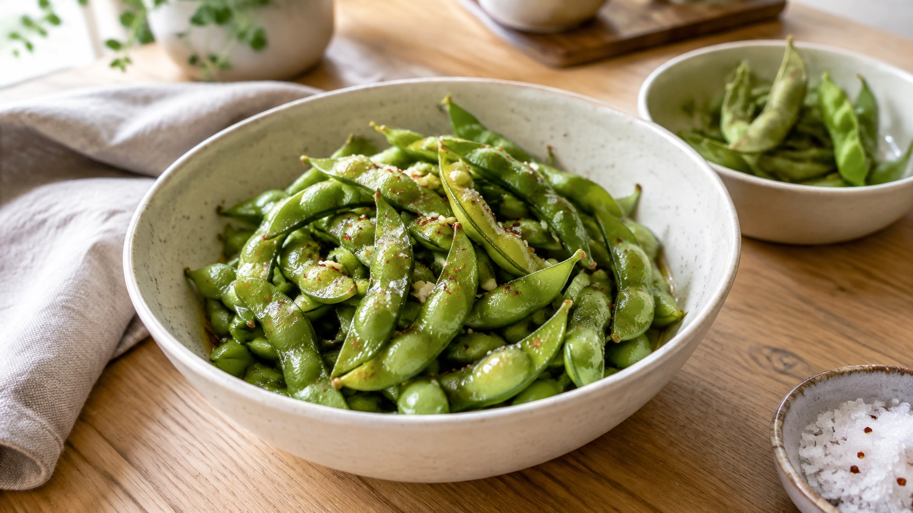 15-Minute Garlic Butter Edamame Bowl: Minimalist & Soulful