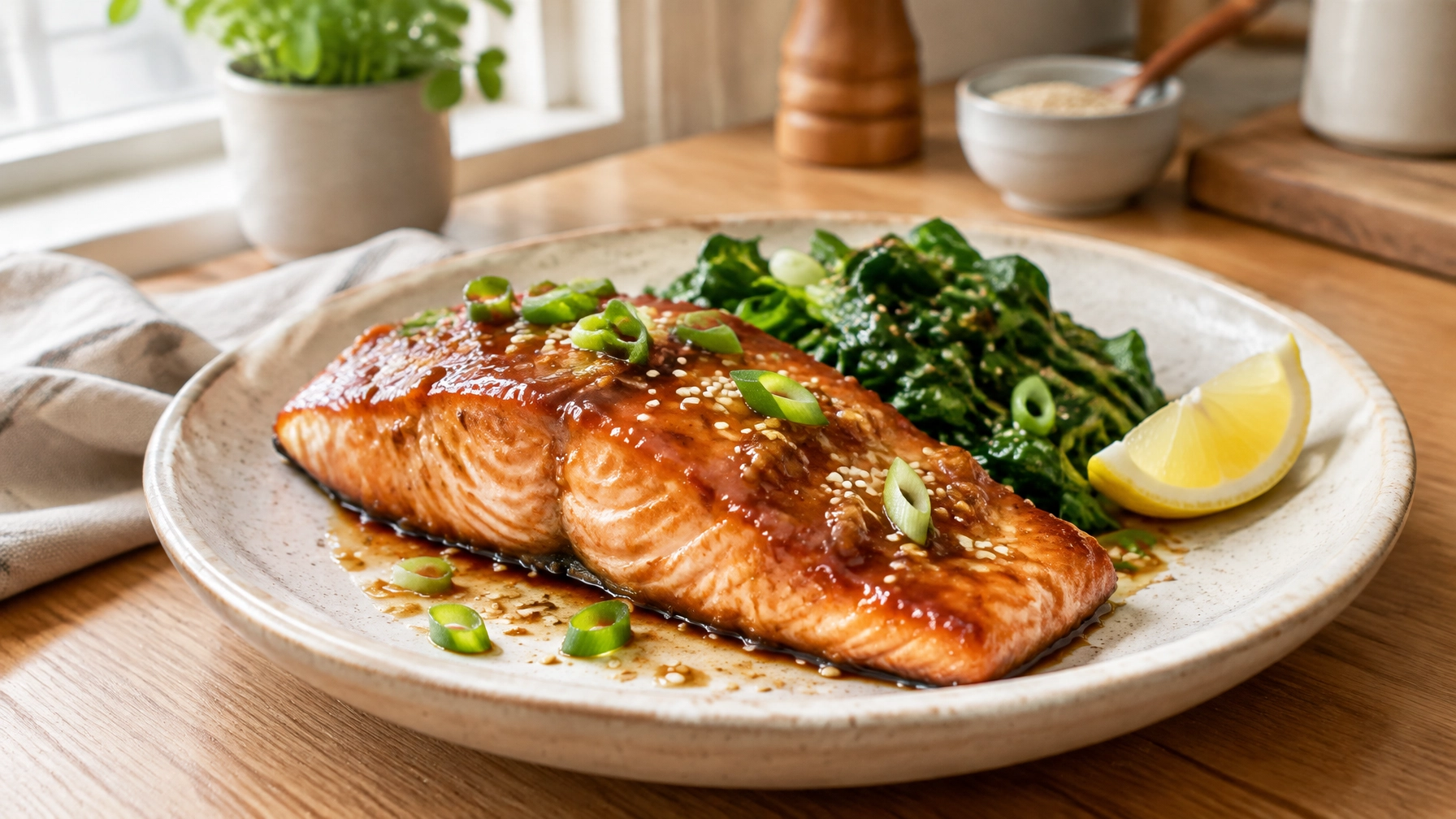 15-Minute Honey Garlic Glazed Salmon