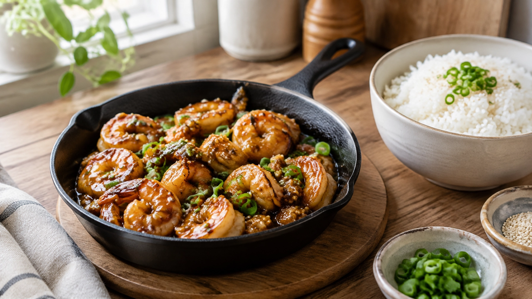 15-Minute Honey Garlic Shrimp