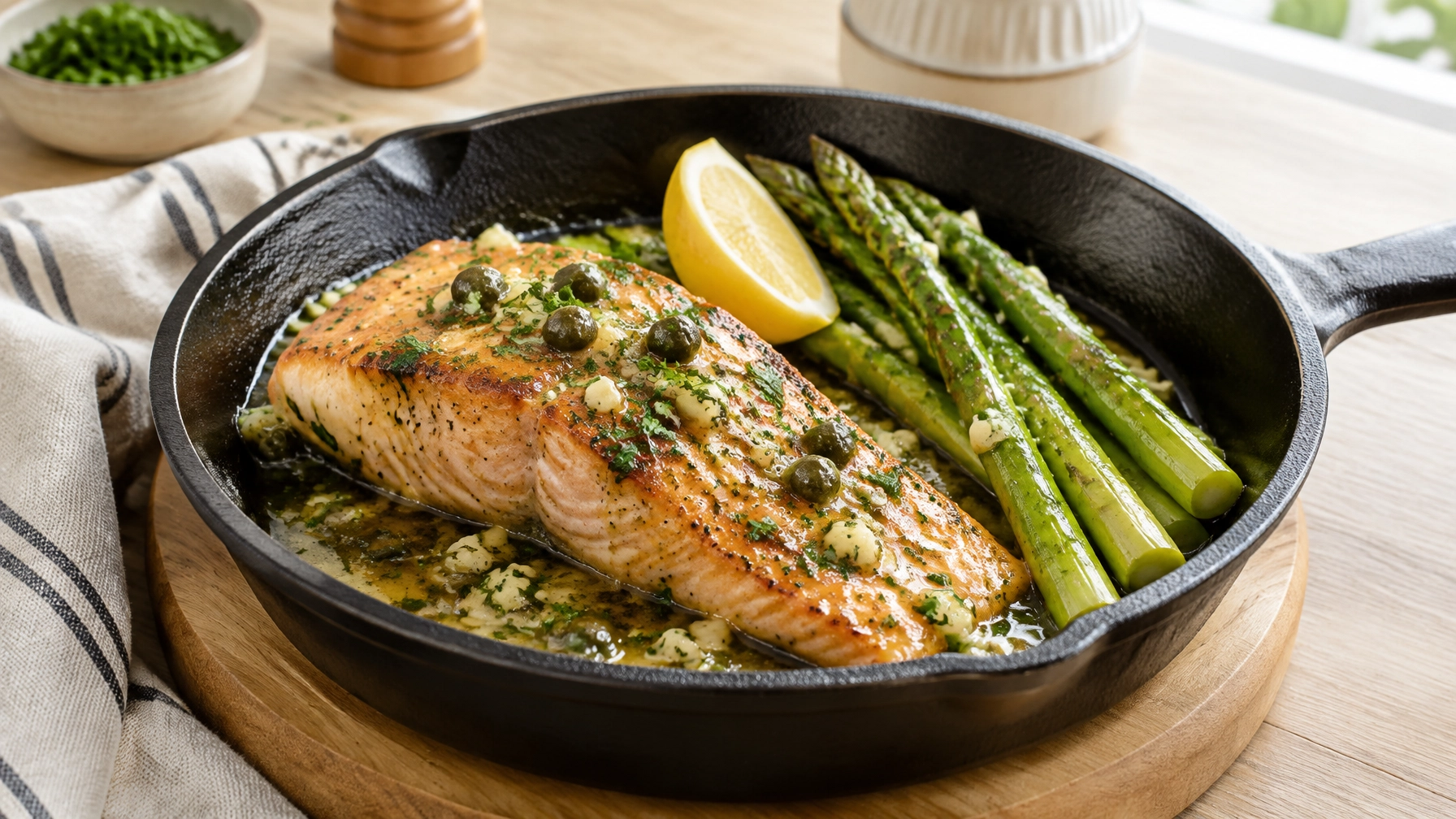 15-Minute Keto: Butter Garlic Salmon