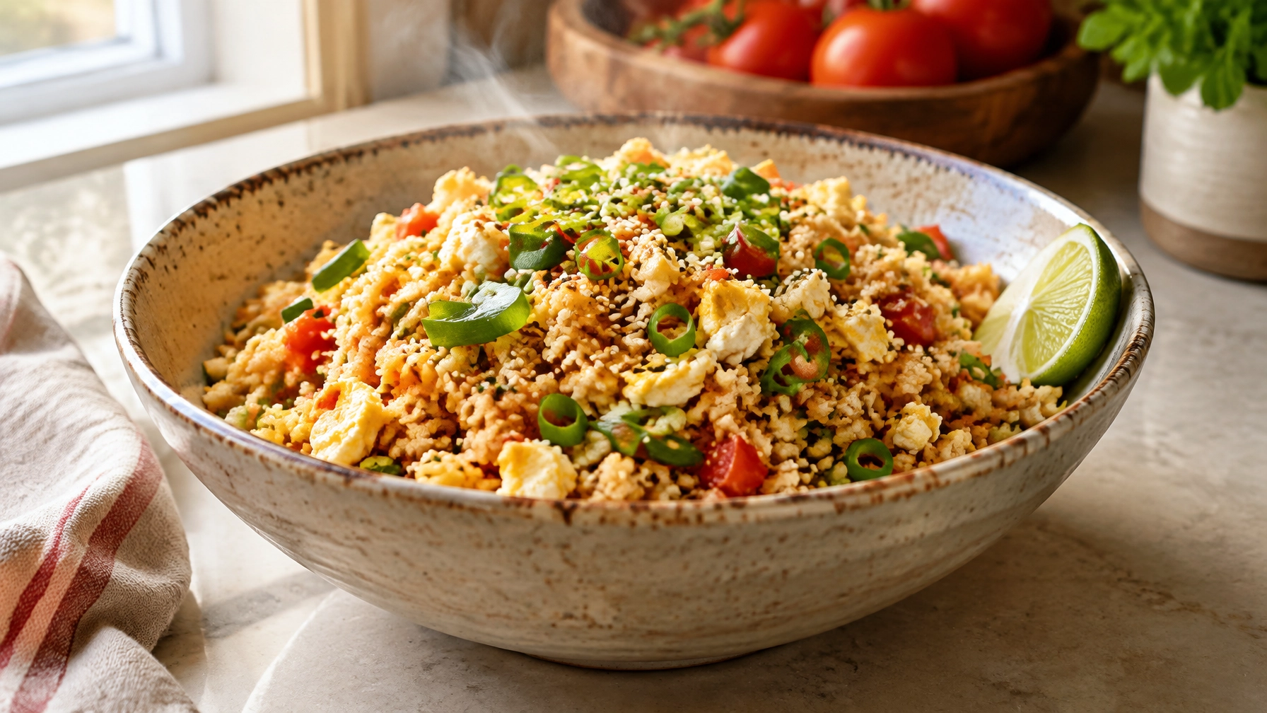 15-Minute Keto: Cauliflower Fried Rice