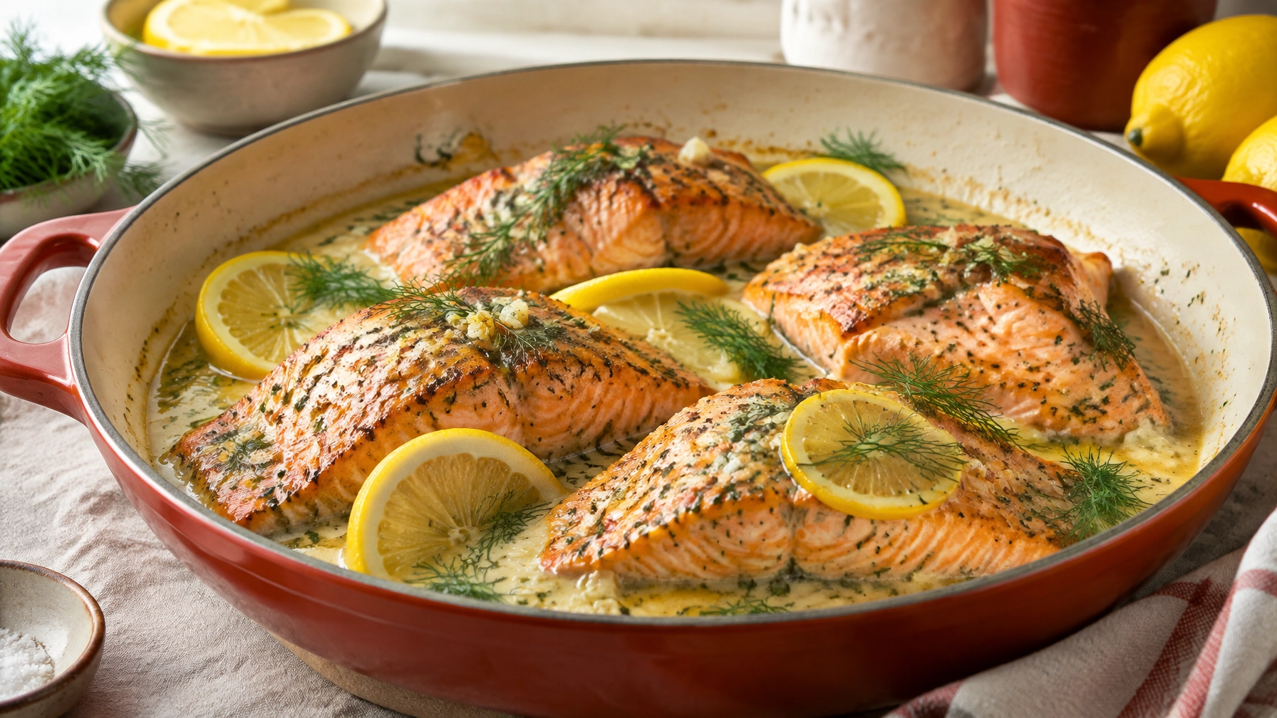 15-Minute One-Pan Garlic Butter Salmon