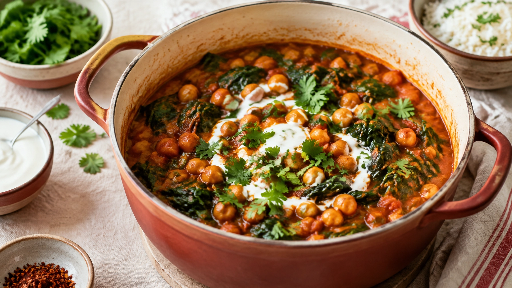 15-Minute One Pot Chickpea Curry