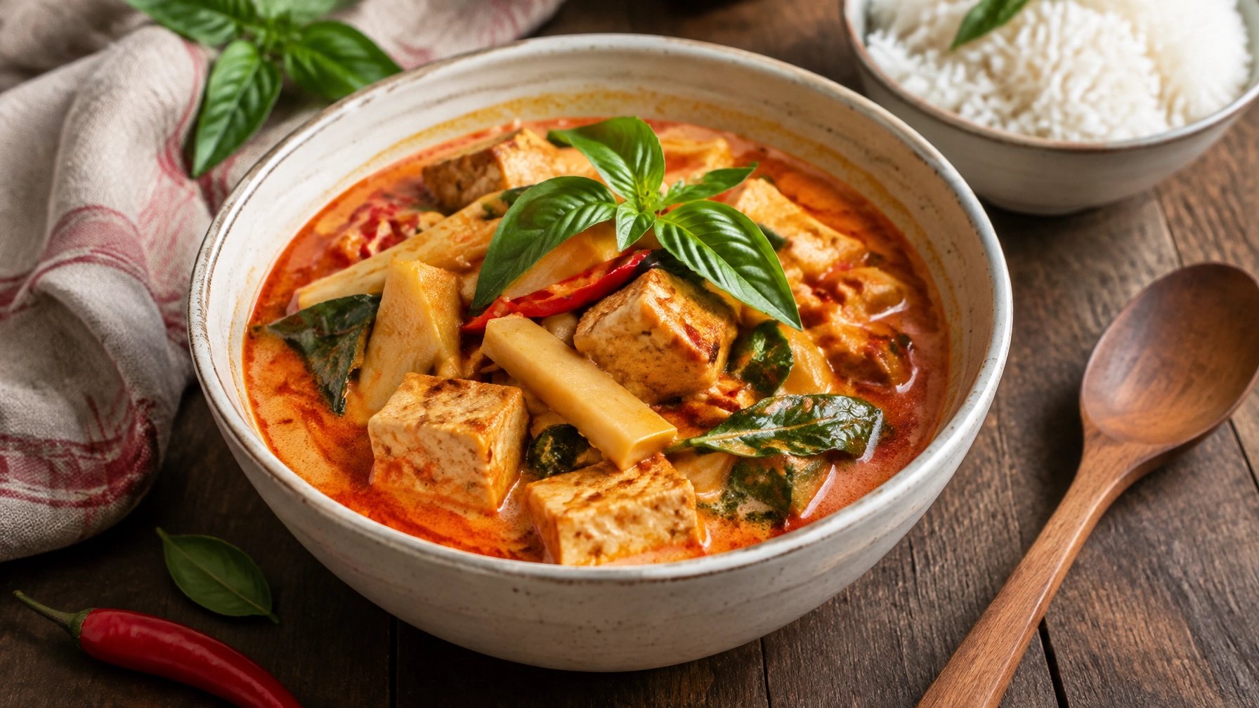 15-Minute Thai Red Curry with Tofu