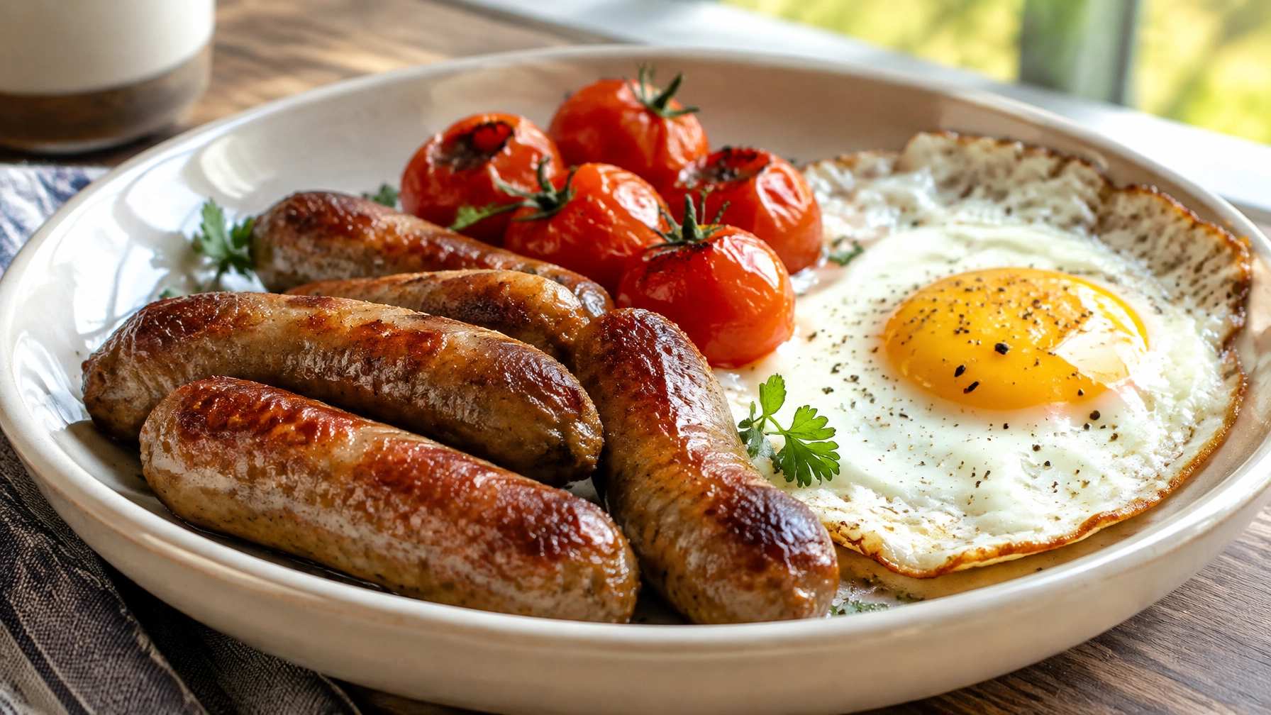 Air Fryer Breakfast Sausages: The Hands-Off Keto Morning
