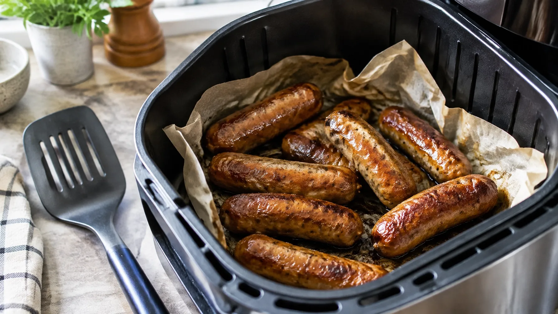 Air Fryer Breakfast Sausages