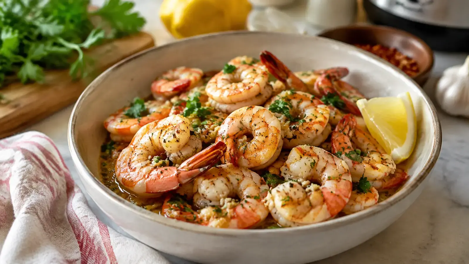 Air Fryer Shrimp Scampi: Snap, Crackle, and Pop in Record Time