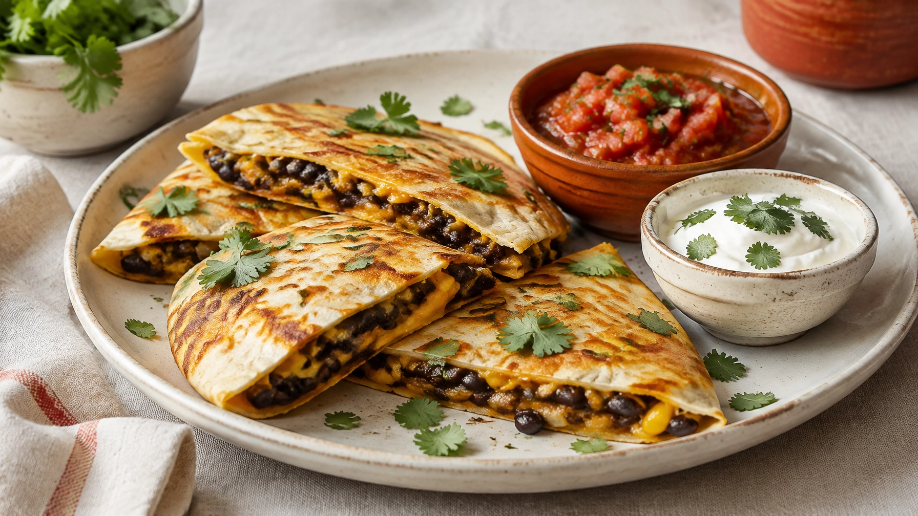 Budget-Friendly Black Bean Quesadillas
