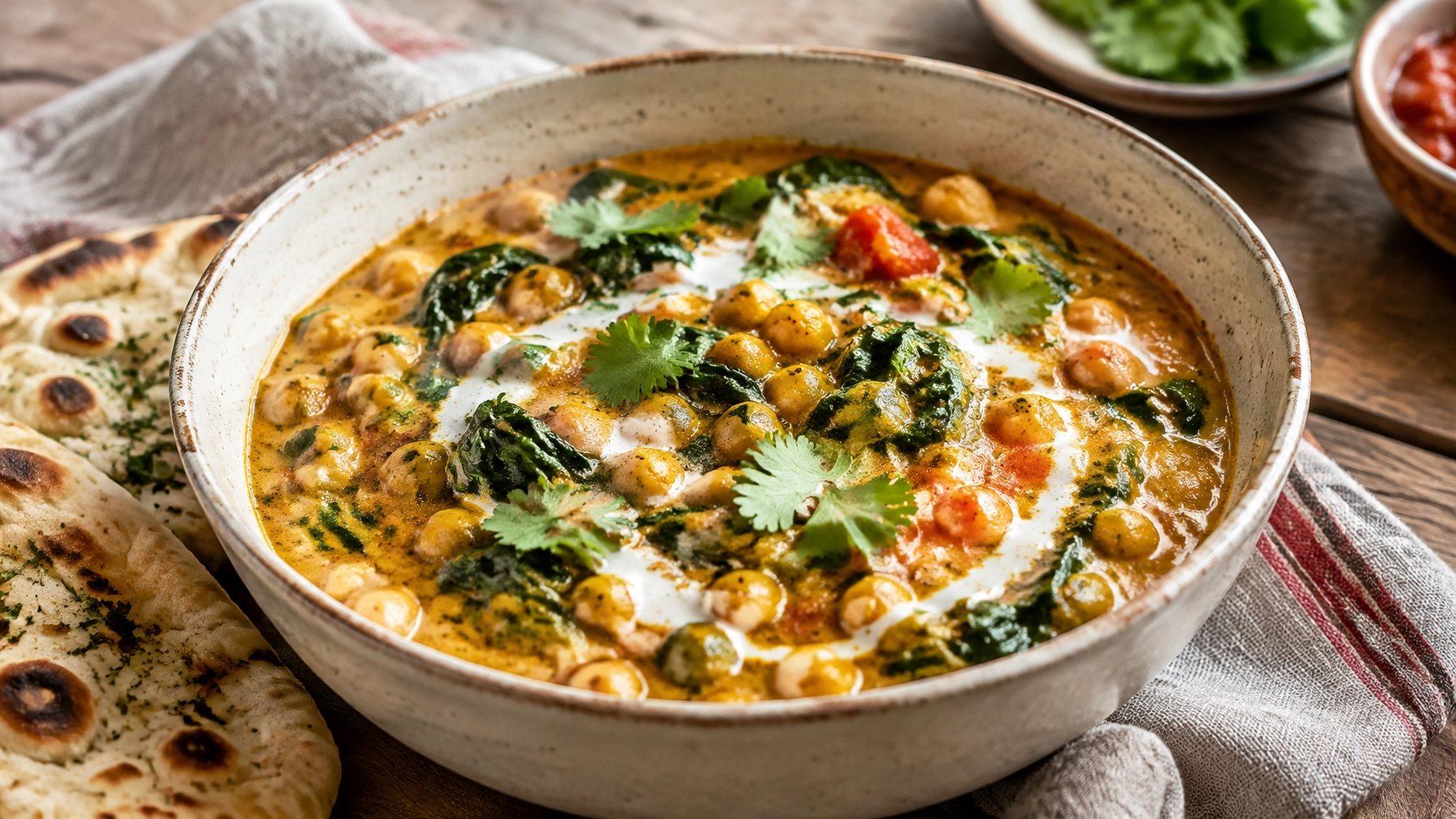 Budget-Friendly Recipes: Chickpea and Spinach Coconut Curry