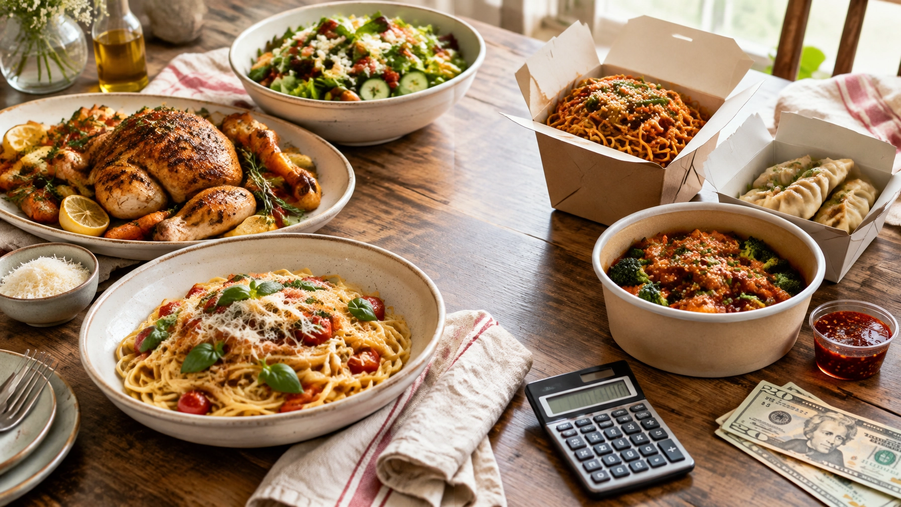 Budget-Friendly vs. Takeout: Which Actually Saves You More Money? We Did the Math