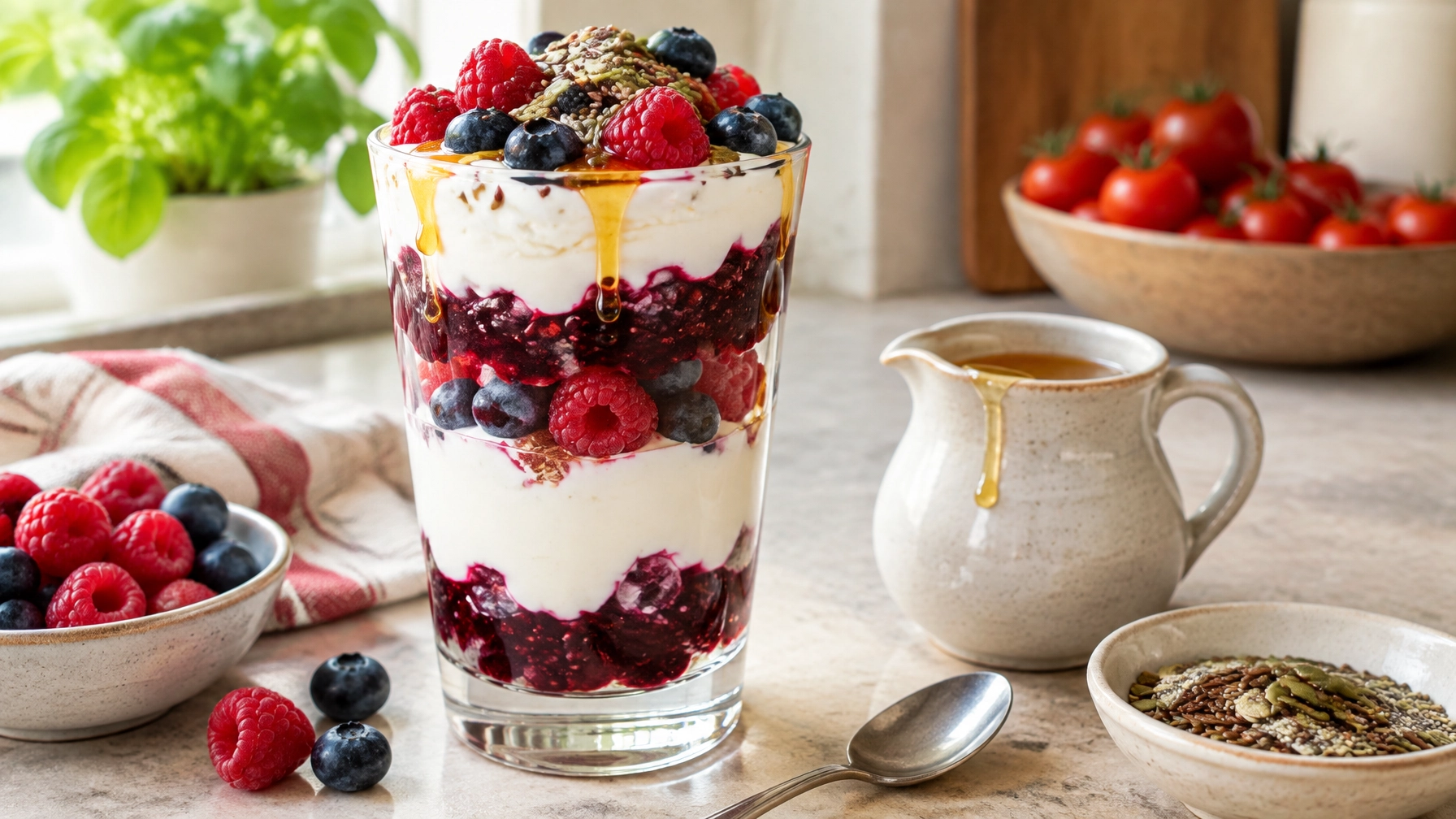 Easy Healthy Breakfasts: Berry and Greek Yogurt Breakfast Parfait