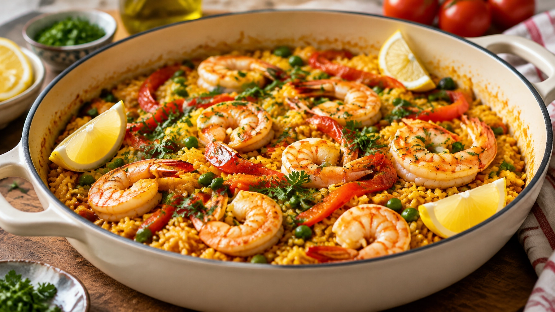 One-Pot Easy Shrimp Paella