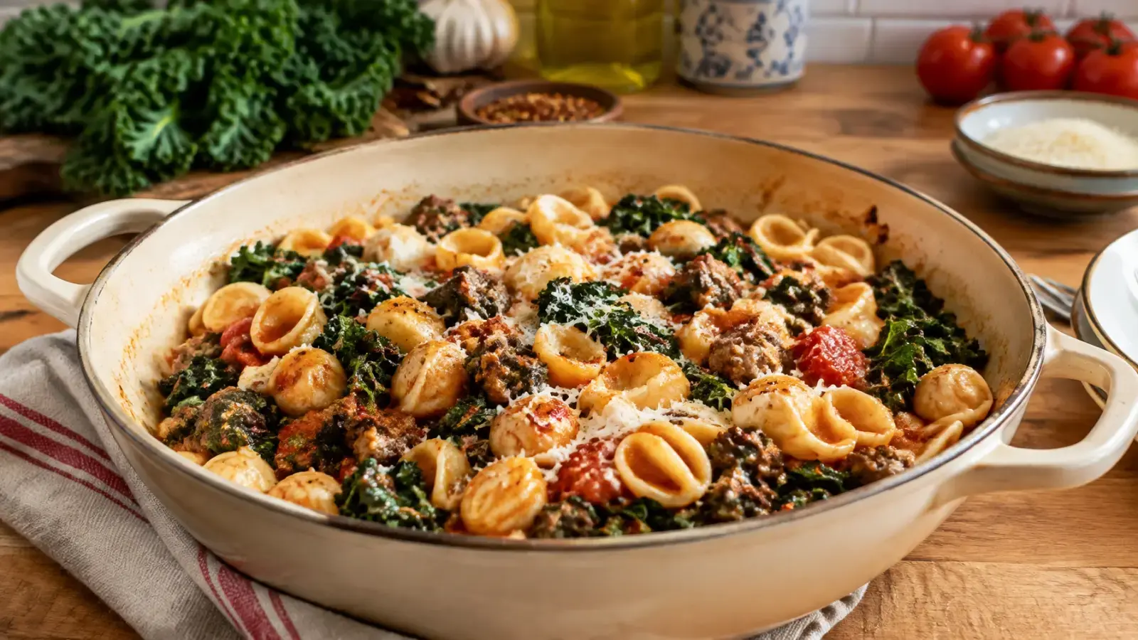 One-Pot Sausage and Kale Orecchiette: Mastering the Pan-to-Plate Finish