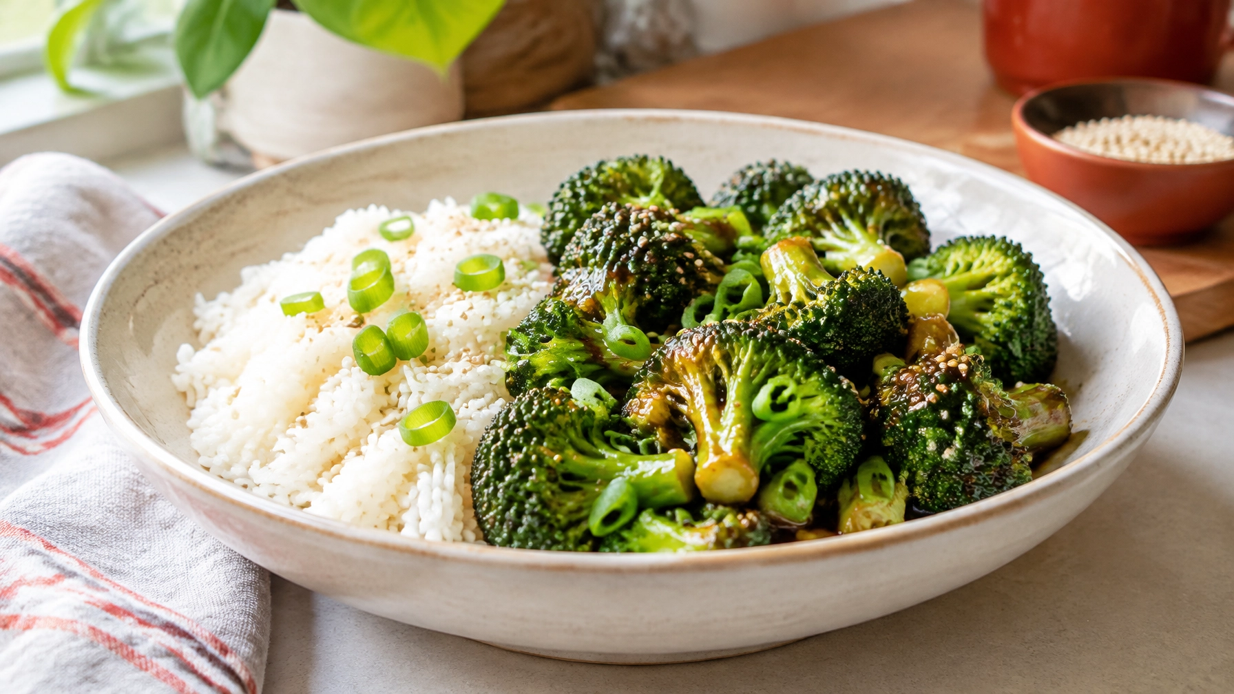 Plant-Based 15-Minute Teriyaki Broccoli