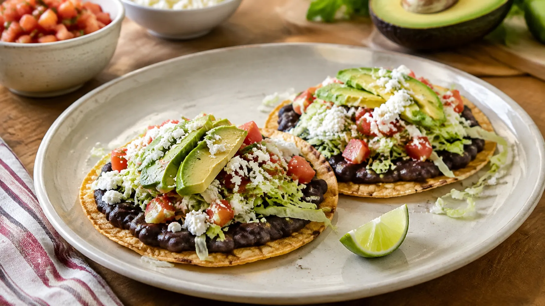 Quick 15-Minute Budget-Friendly Black Bean Tostadas
