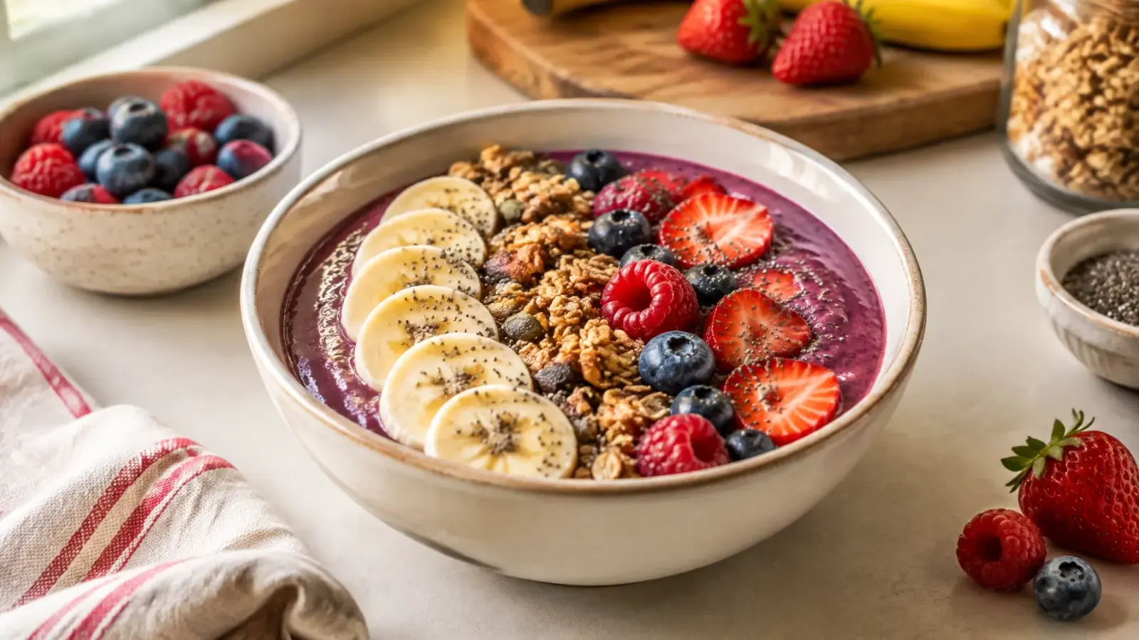 Quick Healthy Berry and Greek Yogurt Parfait