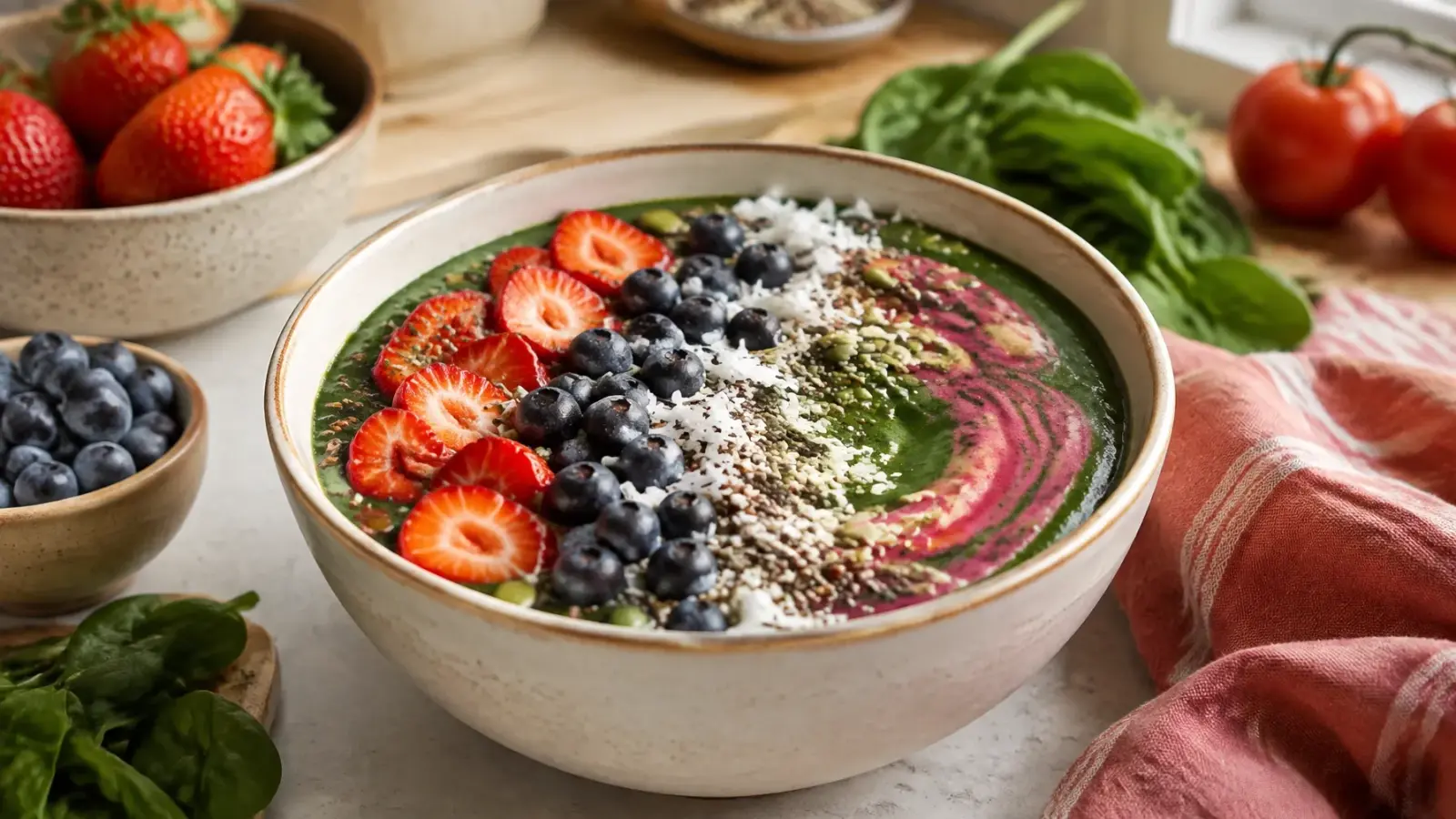 Quick Healthy Berry Smoothie Bowl