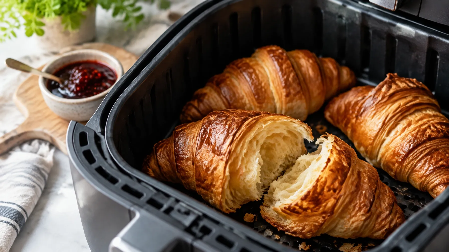 The 5-Minute Frozen Croissant Air Fryer Hack for a Perfect Bakery Breakfast