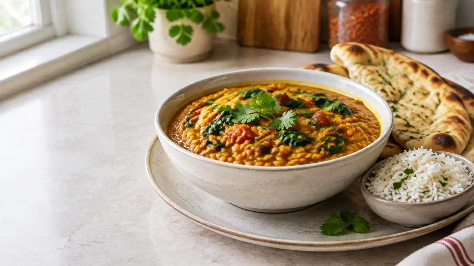 Vegan Red Lentil Dahl (Easy One-Pot Curry)
