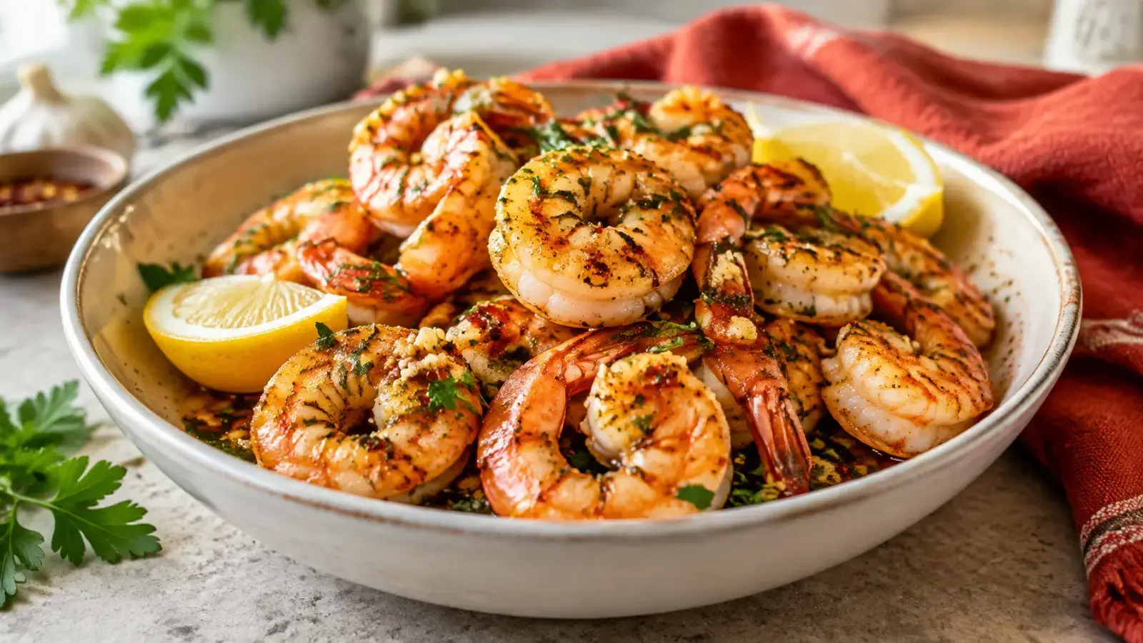Air Fryer Shrimp (10-Minute Garlic Recipe)