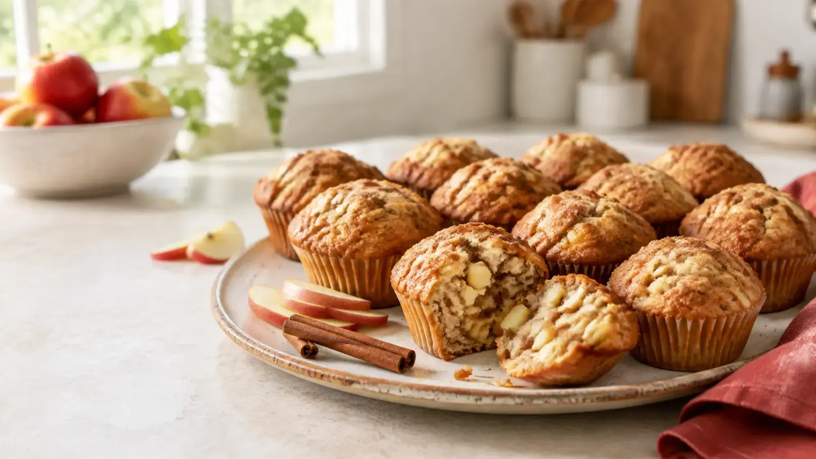 Apple Cinnamon Muffins (Easy Fall Baking)
