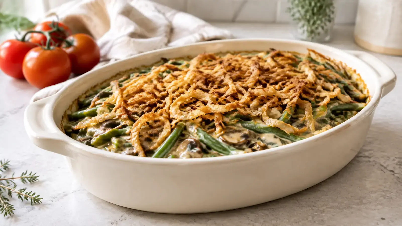 Slow Cooker Green Bean Casserole