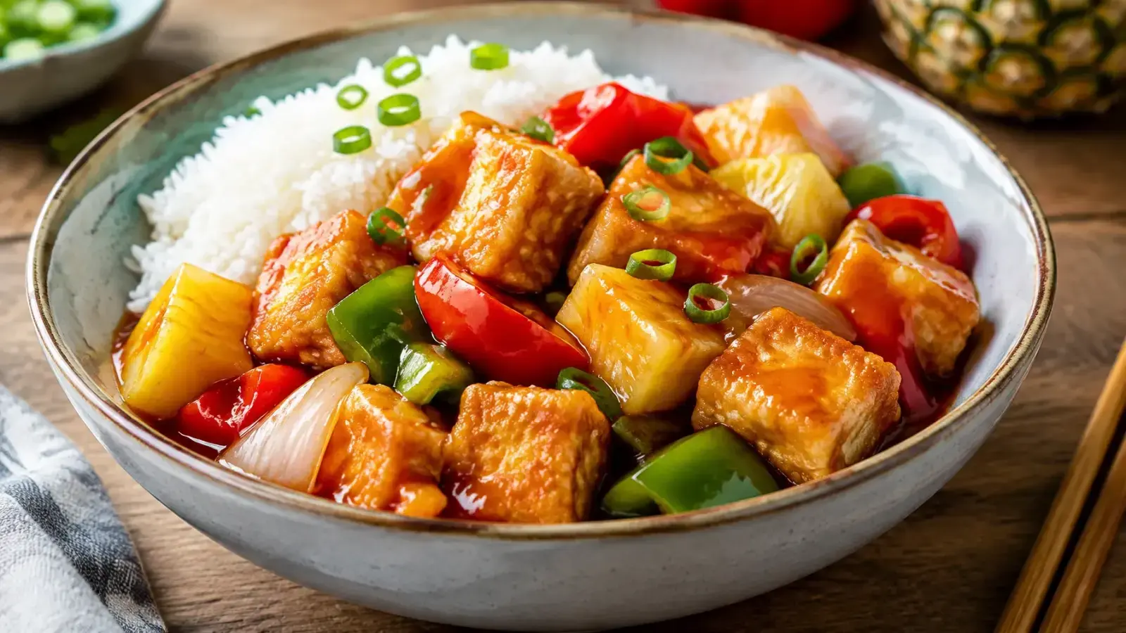 15-Minute Sweet and Sour Tofu Stir-Fry