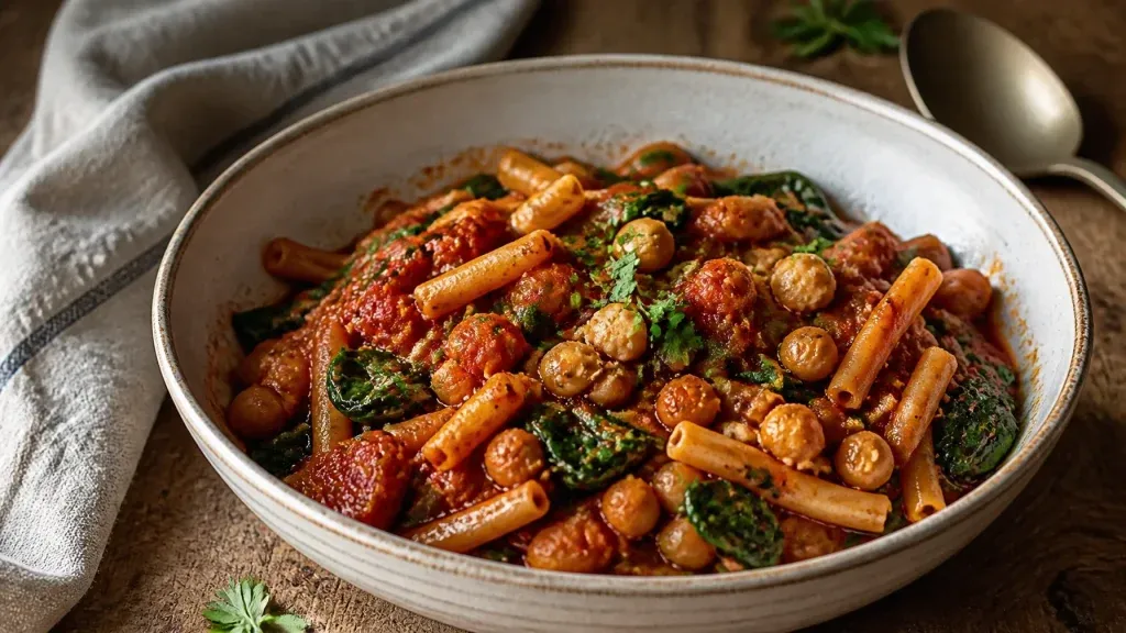 Budget-Friendly Recipes: One-Pot Tomato and Chickpea Pasta