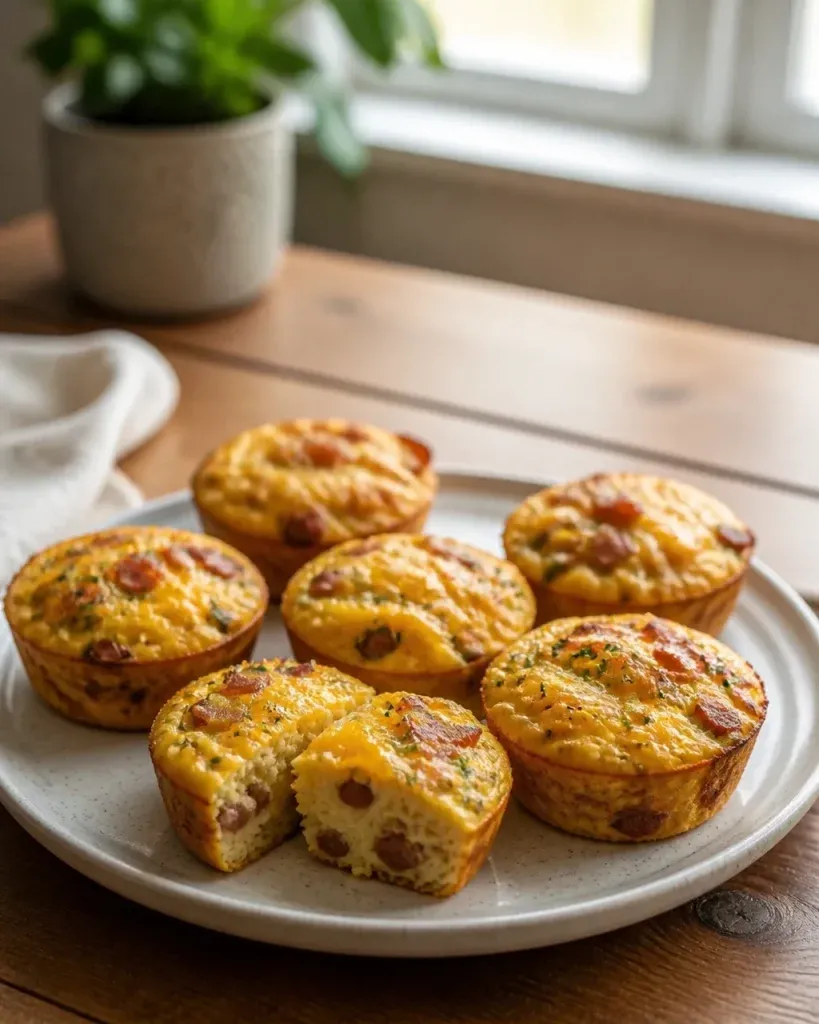 Keto Recipes for Beginners: Bacon and Cheddar Egg Muffins