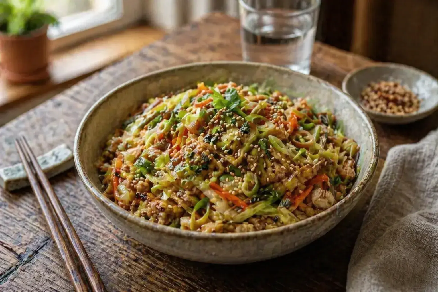 15-Minute Egg Roll in a Bowl