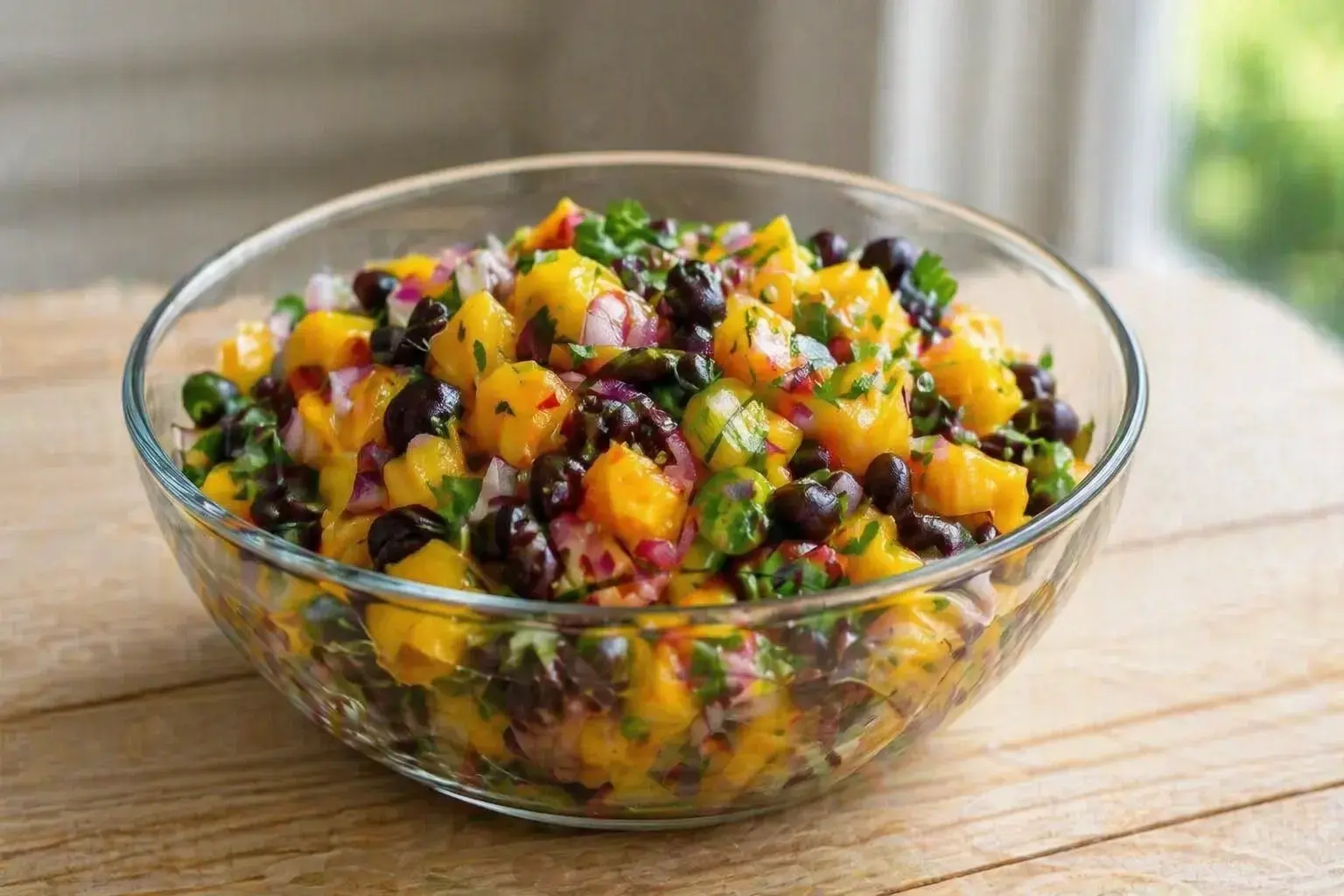 15-Minute Vibrant Mango and Black Bean Salsa