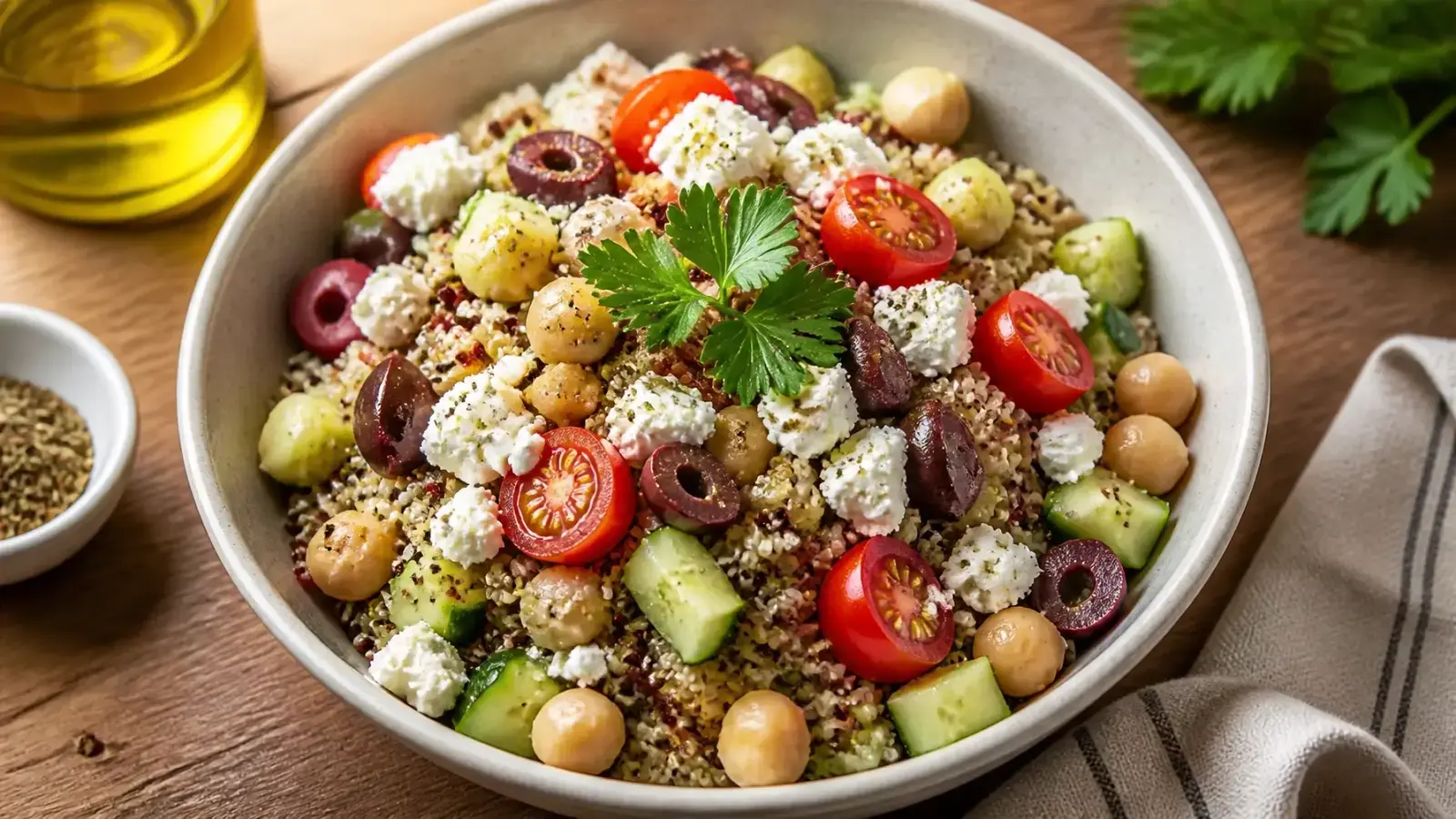 Mediterranean Quinoa Bowl