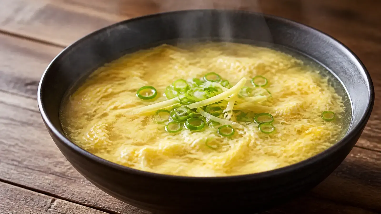 Keto Egg Drop Soup with Ginger