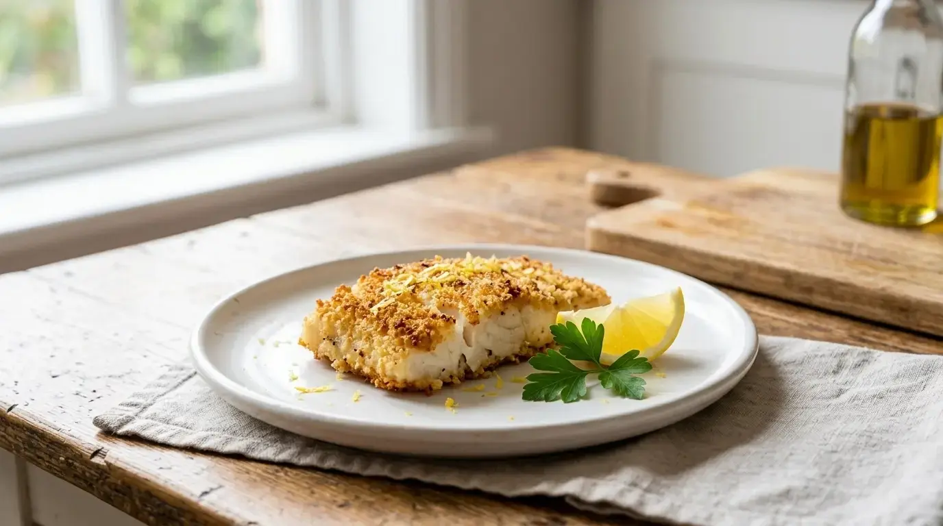 Air Fryer Panko-Crusted Cod