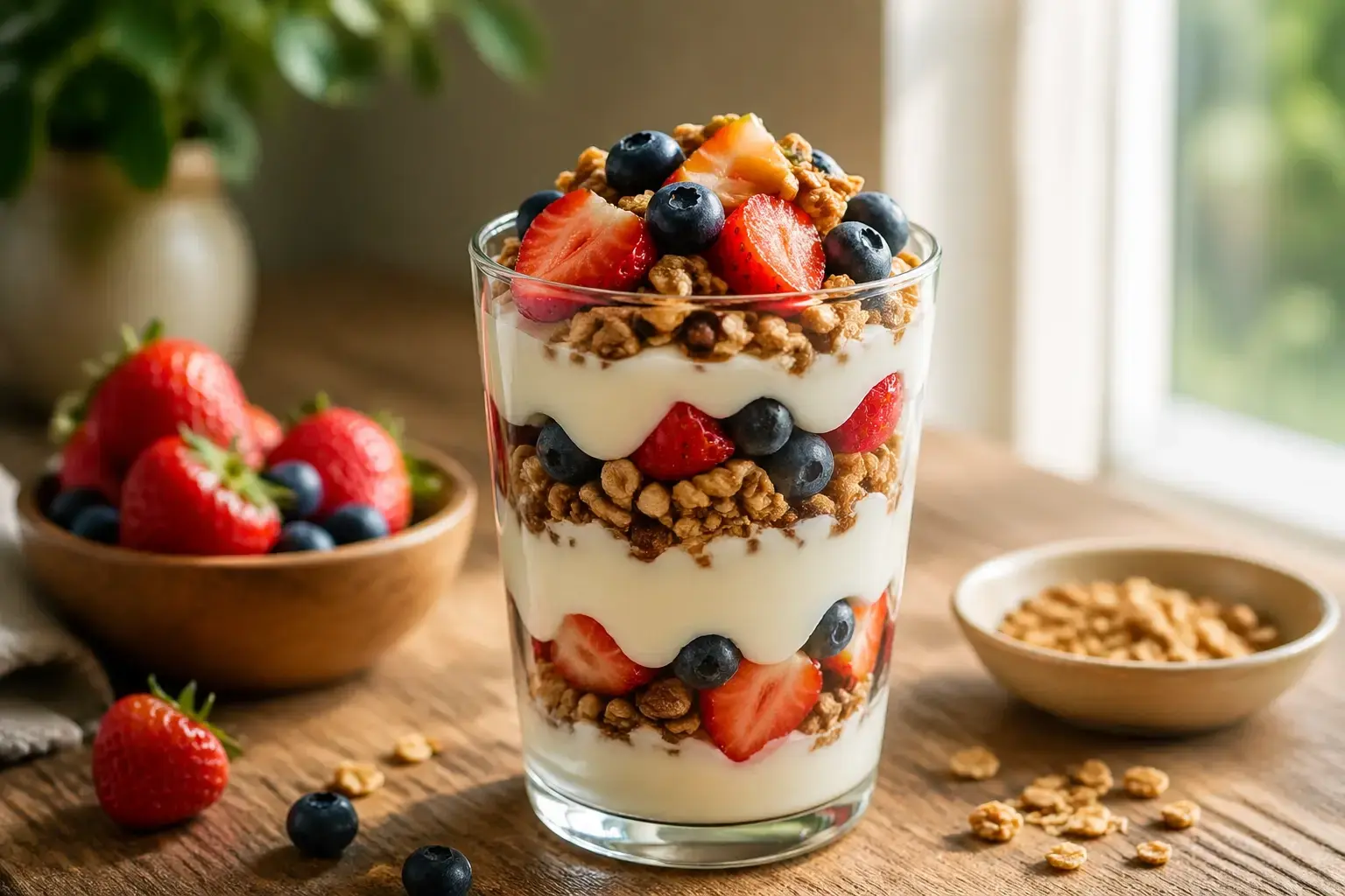 Easy Greek Yogurt Parfait