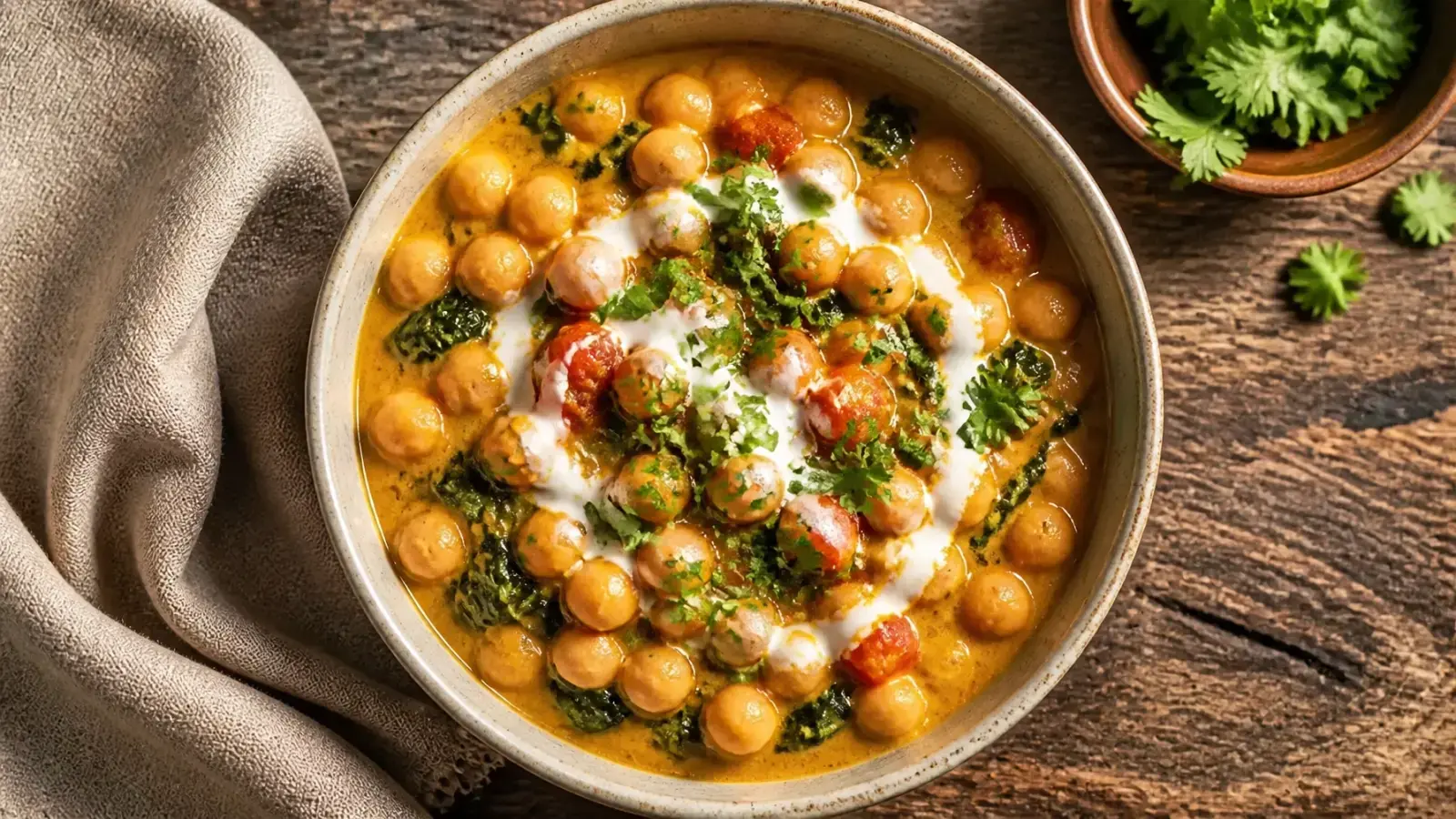 Simple Plant-Based Chickpea Curry