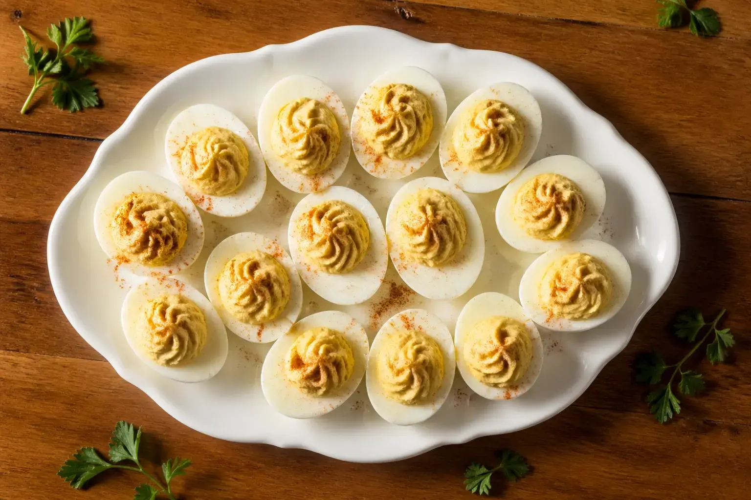 Simple Traditional Deviled Eggs