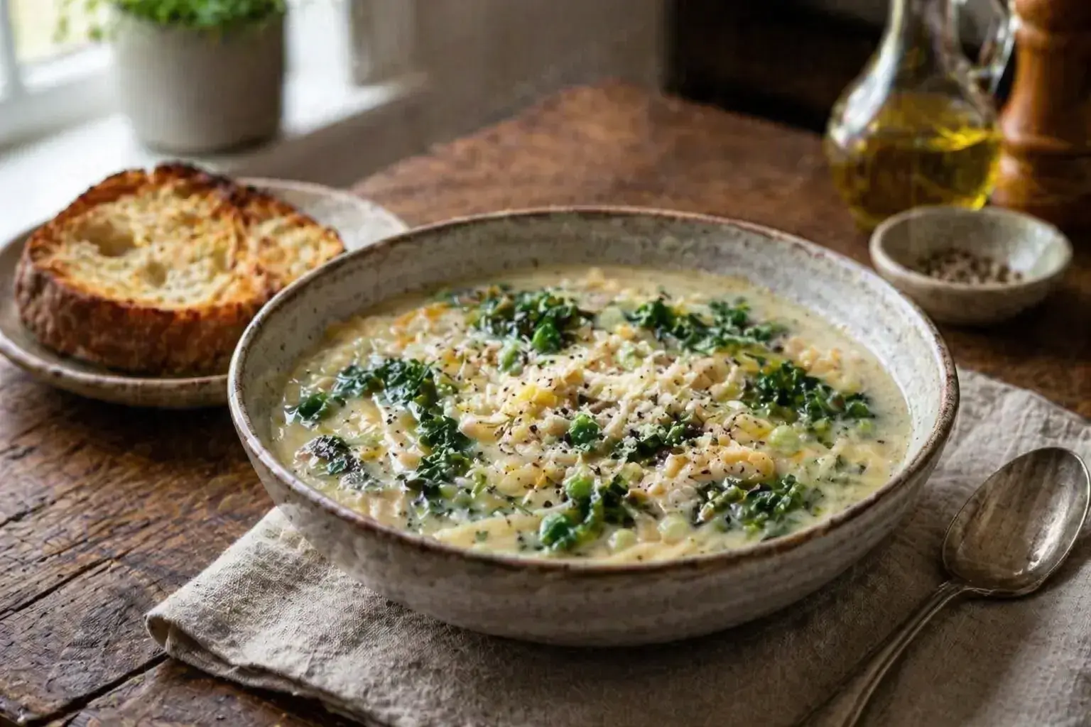 One-Pot White Bean and Kale Soup