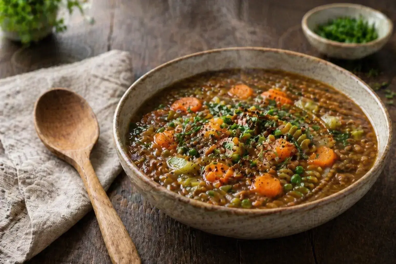 One-Pot Lentil and Vegetable Soup