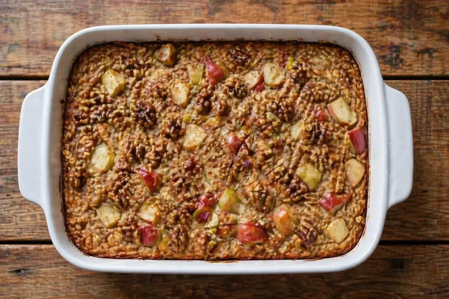 Easy Apple Cinnamon Baked Oatmeal