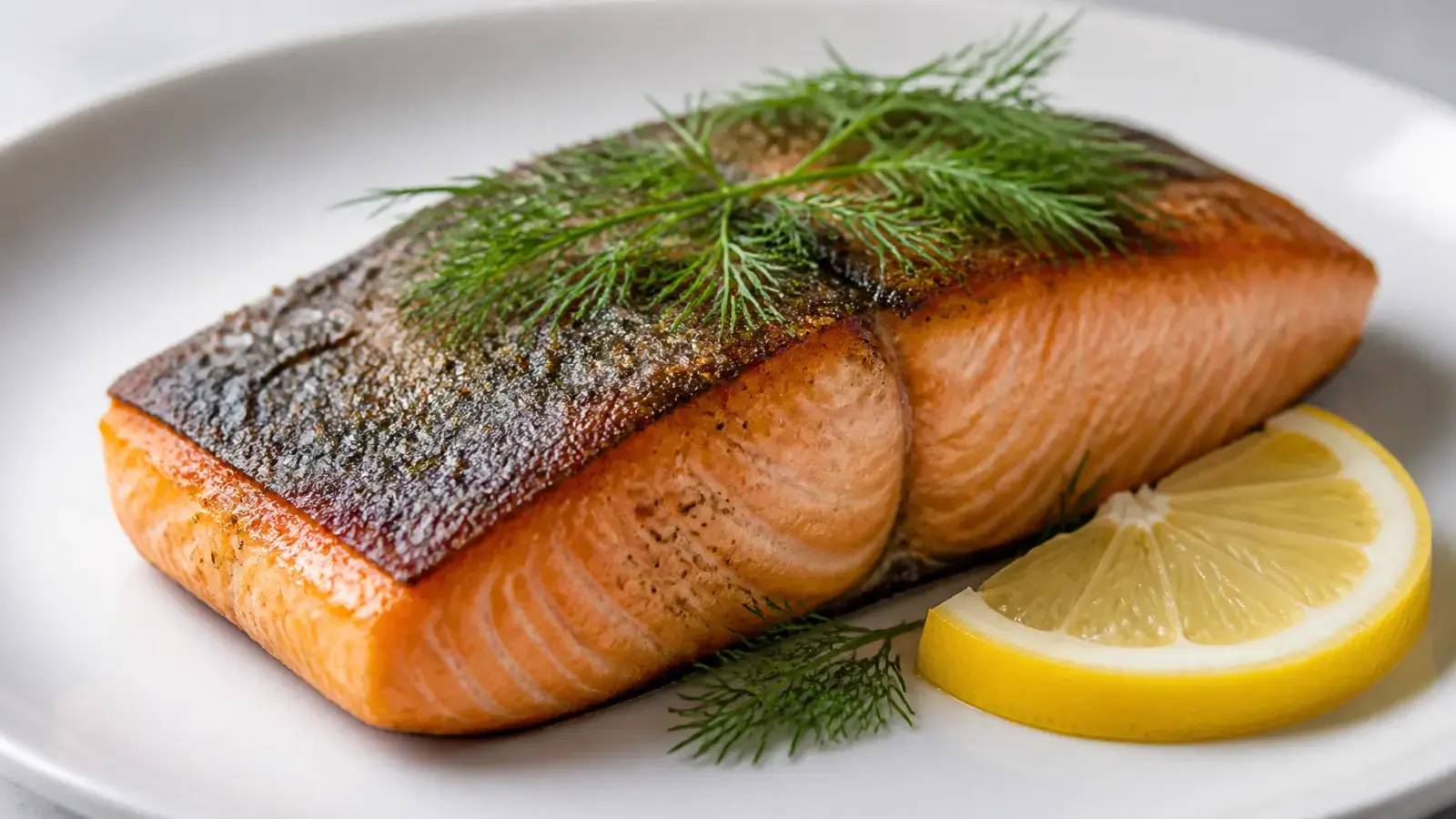 Simple Pan-Seared Salmon with Lemon and Dill